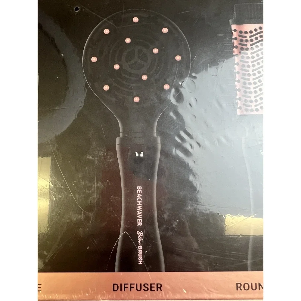 The Beachwaver Co. Blow Brush 4 In 1 Hair Dryer Set 4 Styling Attachments Ionic